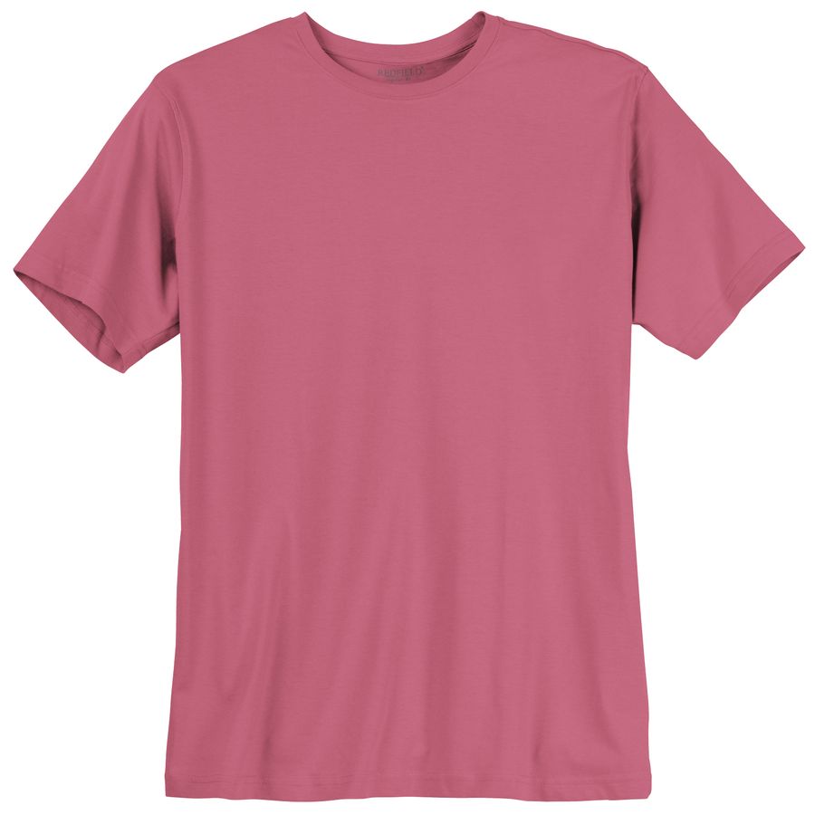 Redfield Basic T-Shirt Übergröße dunkelrosa Tom