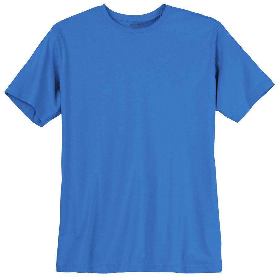 Redfield Basic T-Shirt Tom Übergröße blau