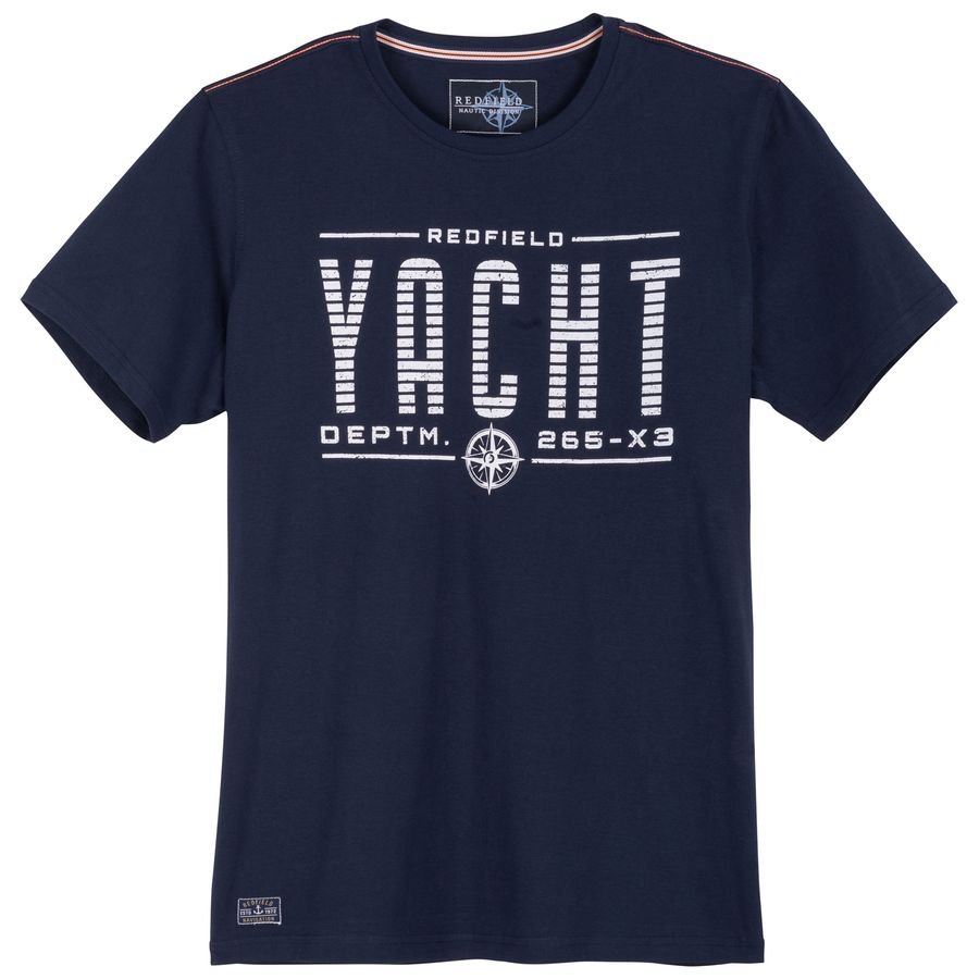 Redfield XXL T-Shirt dunkelblau Print Yacht maritim