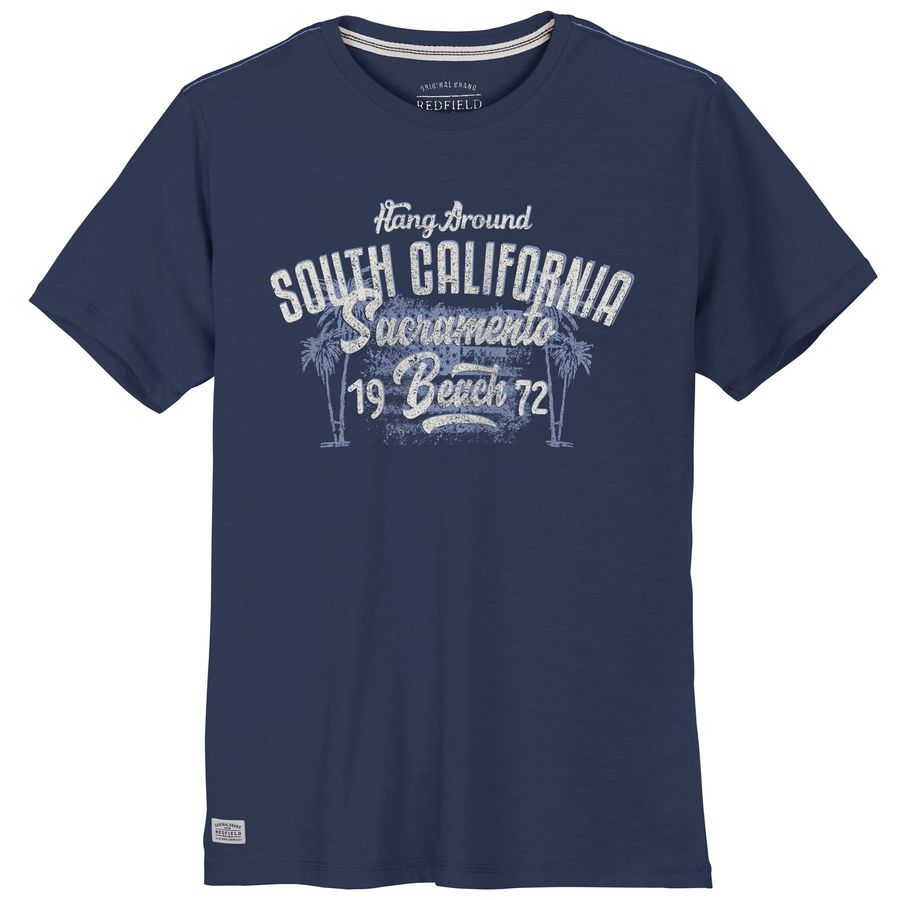 Redfield XXL T-Shirt South California denimblau