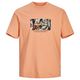 Jack&Jones XXL T-Shirt lachs Frontprint JORSEQUOIA Jack&Jones XXL T-Shirt lachs Frontprint JORSEQUOIA