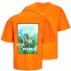 Jack&Jones XXL T-Shirt orange Rückenprint JCOAUSTIN