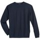 Adamo Basic Sweatshirt Übergröße navy