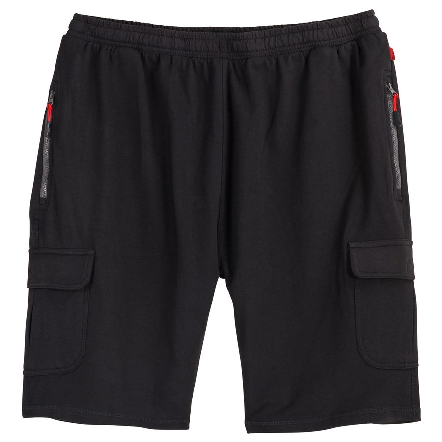 Adamo Sweat-Cargoshorts XXL schwarz