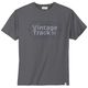 North56°Denim XXL T-Shirt grau Print Vintage Track North56°Denim XXL T-Shirt grau Print Vintage Track