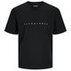 Jack&Jones T-Shirt XXL JJESTAR schwarz Mini-Print Jack&Jones T-Shirt XXL JJESTAR schwarz Mini-Print