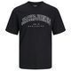Jack&Jones XXL T-Shirt schwarz JJECALEB VARSITY