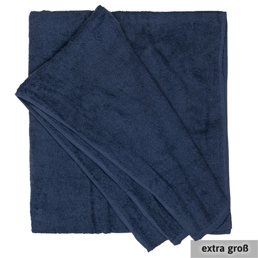 Adamo XXL Bade-/Strandtuch navy