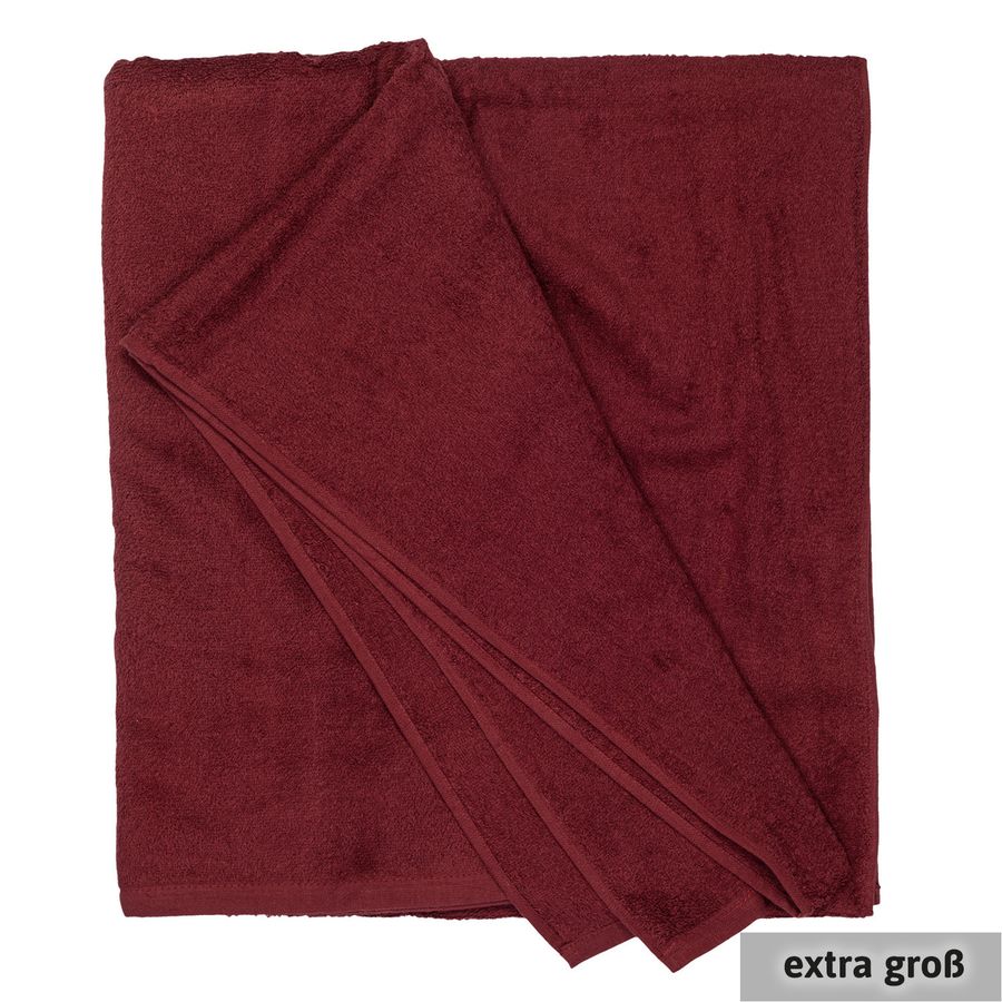 Adamo XXL Bade-/Strandtuch weinrot