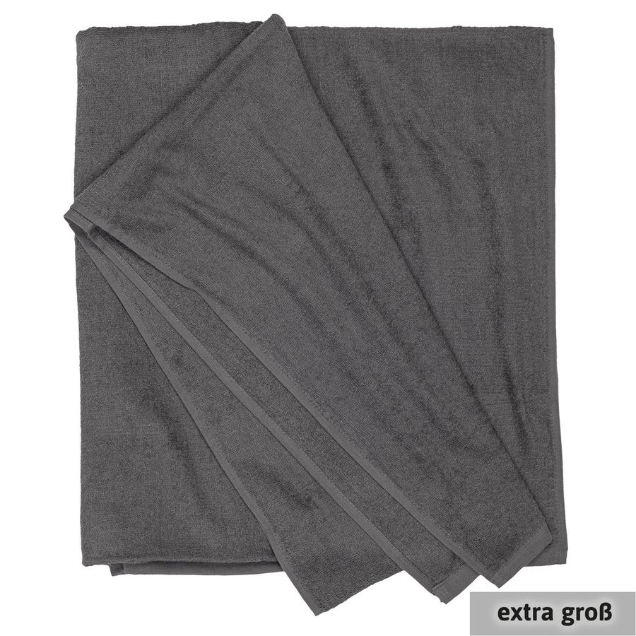Adamo XXL Bade-/Strandtuch grau