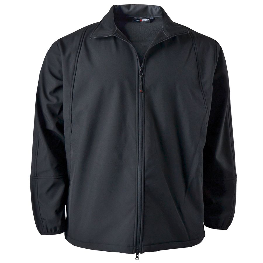 Marc & Mark Softshelljacke Übergröße schwarz