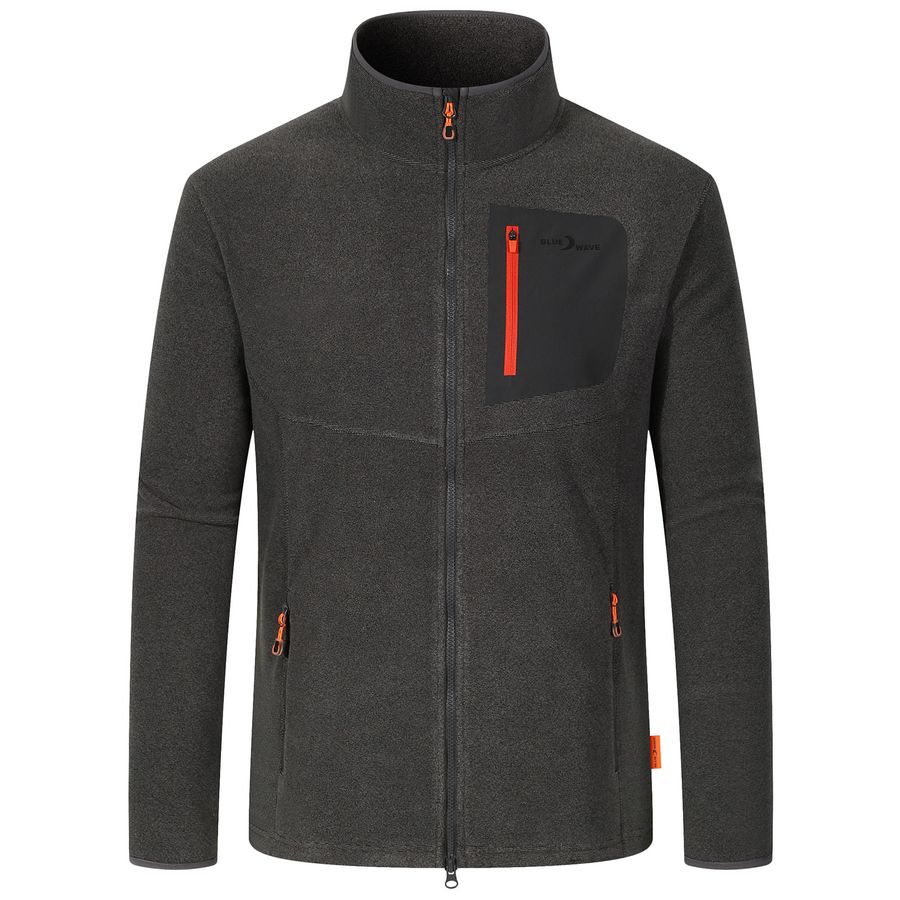 Blue Wave Strick-Fleecejacke XXL anthrazit Mirco