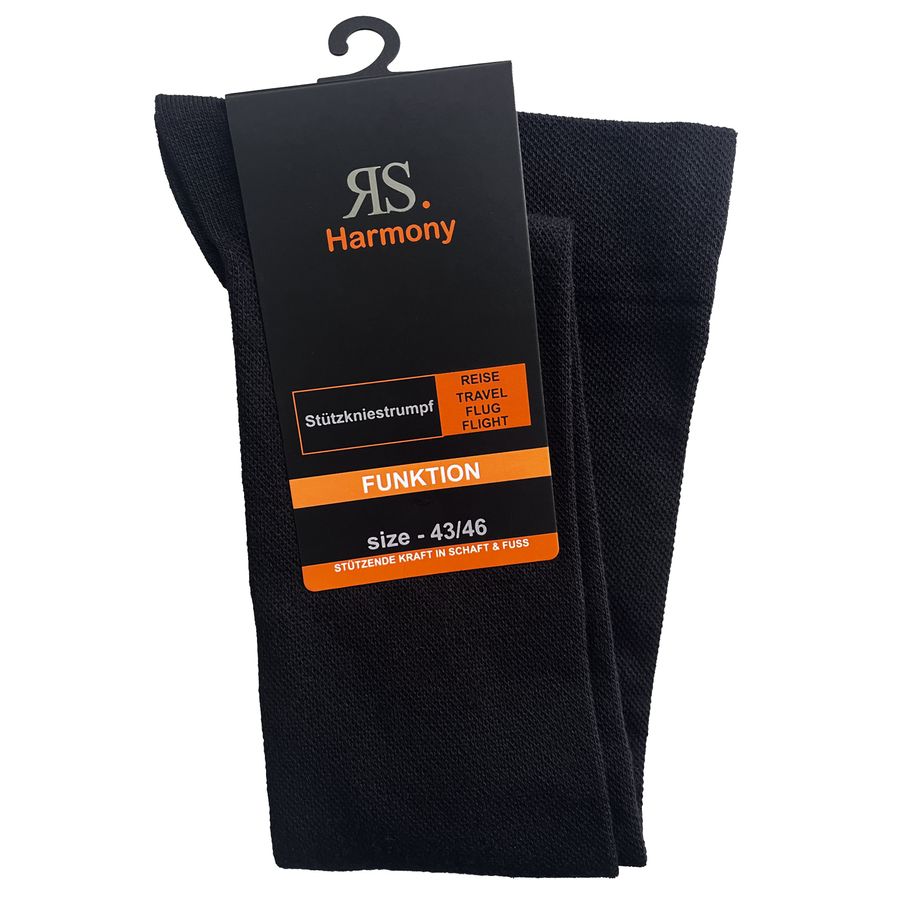 RS Harmony Funktions-Stützkniestrumpf schwarz