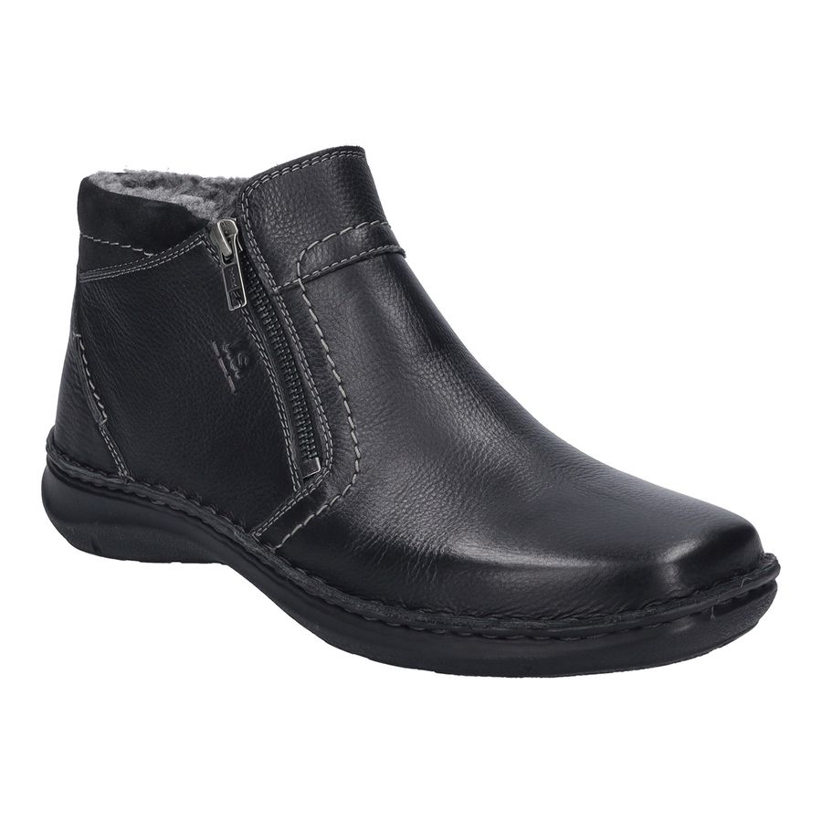 Josef Seibel XXL Leder-Boots New Anvers 04 schwarz