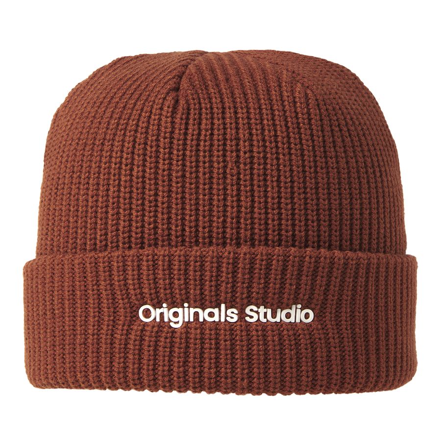 Jack&Jones Strick-Mütze braun JACVESTERBRO