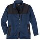 Blue Wave XXL Strick-Fleecejacke royalblau melange