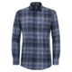 Redmond XXL Flanell-Langarmhemd blau kariert