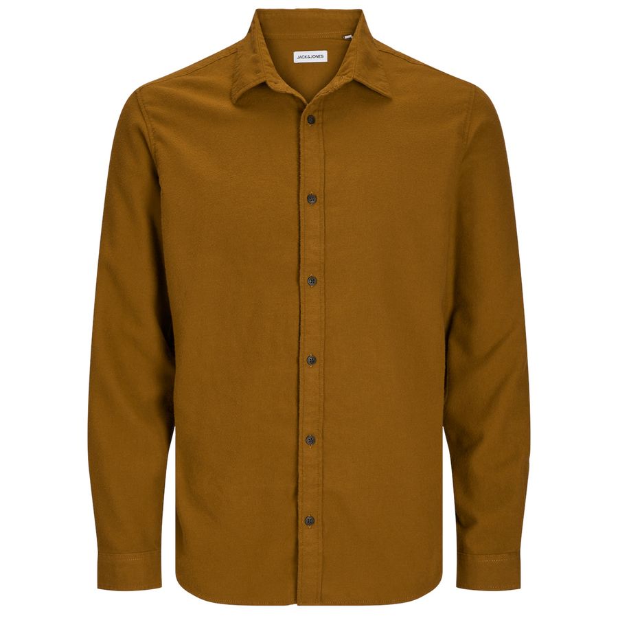 Jack&Jones XXL Flanellhemd JJJOSHUA FALL curry