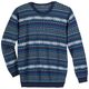 Ragman XXL Pullover Kaschmiranteil blau-mint Muster Ragman XXL Pullover Kaschmiranteil blau-mint Muster