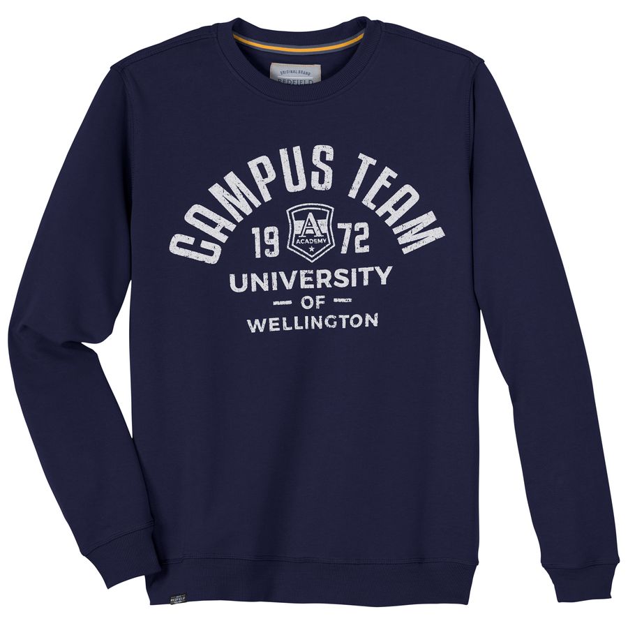 Redfield XXL Sweatshirt denimblau Campus Team