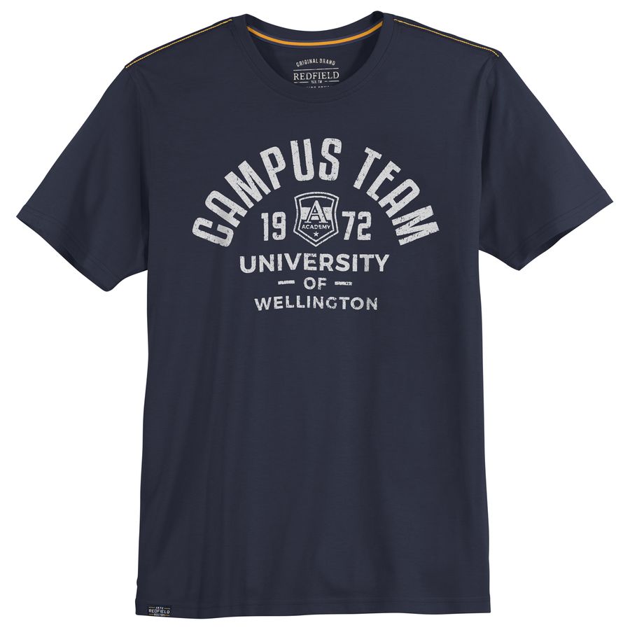 Redfield Übergrößen T-Shirt denimblau CAMPUS