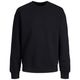 Jack&Jones XXL Basic Sweatshirt schwarz JJEBRADLEY