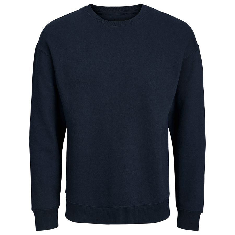 Jack&Jones XXL Basic Sweatshirt navy JJEBRADLEY