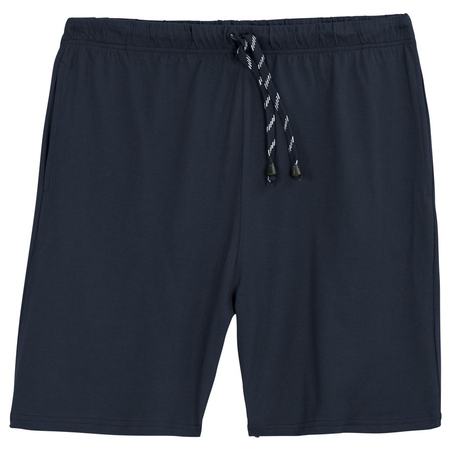 Adamo kurze Pyjamahose dunkelblau Übergröße