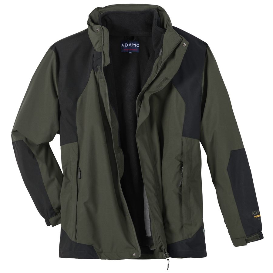 Adamo 3in1 Funktionsjacke XXL oliv/schwarz