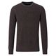 CasaModa Strickpullover beige-blau melange Übergröße CasaModa Strickpullover beige-blau melange Übergröße