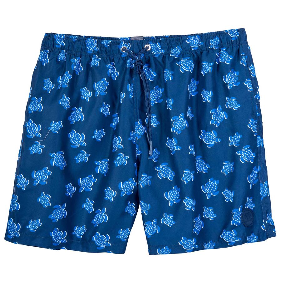 Ceceba XXL Badeshorts blau Schildkröten-Print