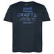 s.Oliver T-Shirt navy Übergrößen Print Arts&Crafts