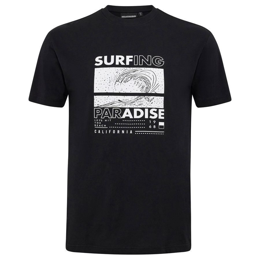 North Latitude XXL T-Shirt schwarz Surfing Paradise