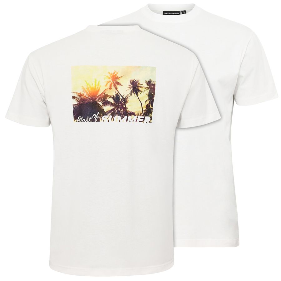 North Latitude XXL T-Shirt weiß Rückenprint Summer