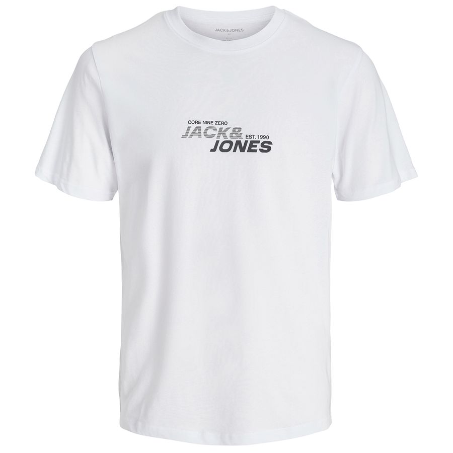 Jack&Jones XXL T-Shirt Logoprint JCOTARMAC weiß