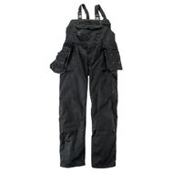 Triuso Herren Latzhose schwarz Arbeitshose Arbeitslatzhose Beruf Übergröße Power