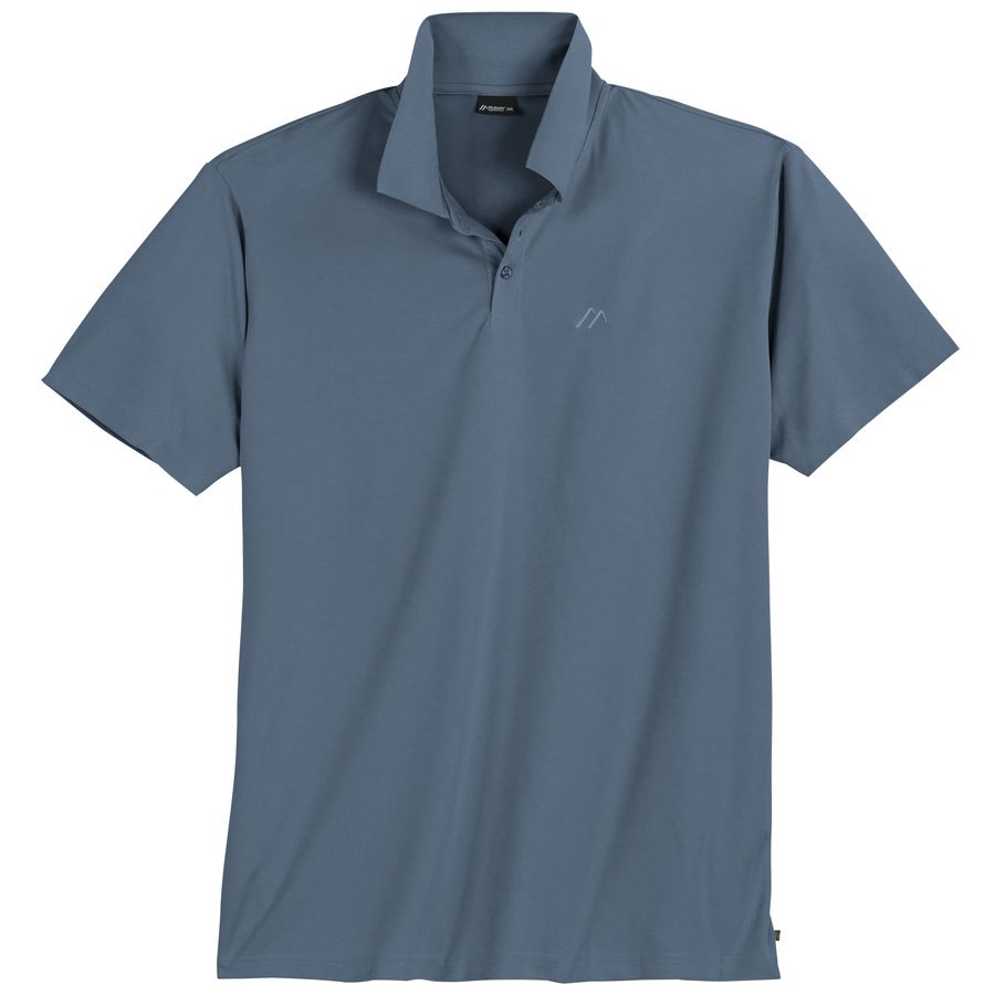 Maier Sports Funktions-Polo XXL rauchblau Ulrich