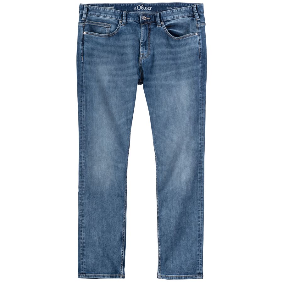s.Oliver XXL Stretch-Jeans mittelblau used Casby