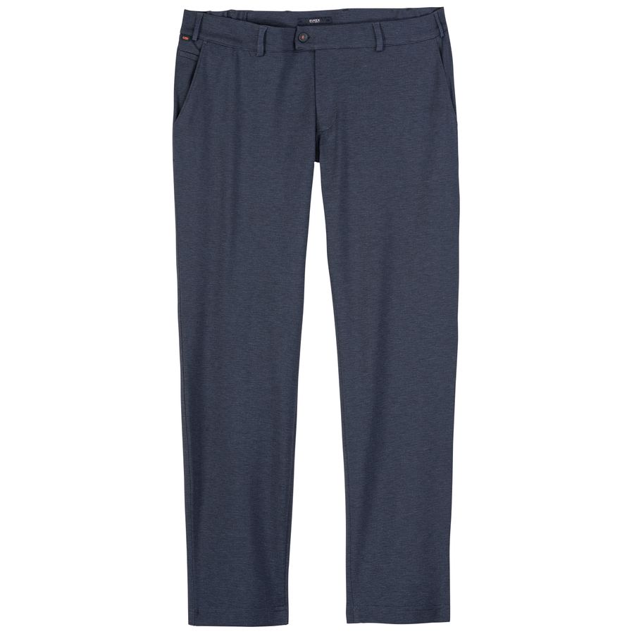 Eurex XXL Thilo Jersey-Chino navy melange gemustert
