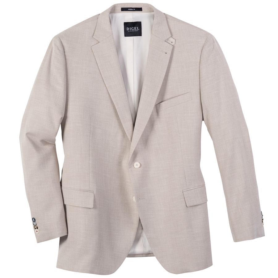 Digel Sakko Leinen-Look sand melange Ezzo-G XXL
