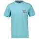 Lerros T-Shirt türkisblau Brustprint Est Übergröße