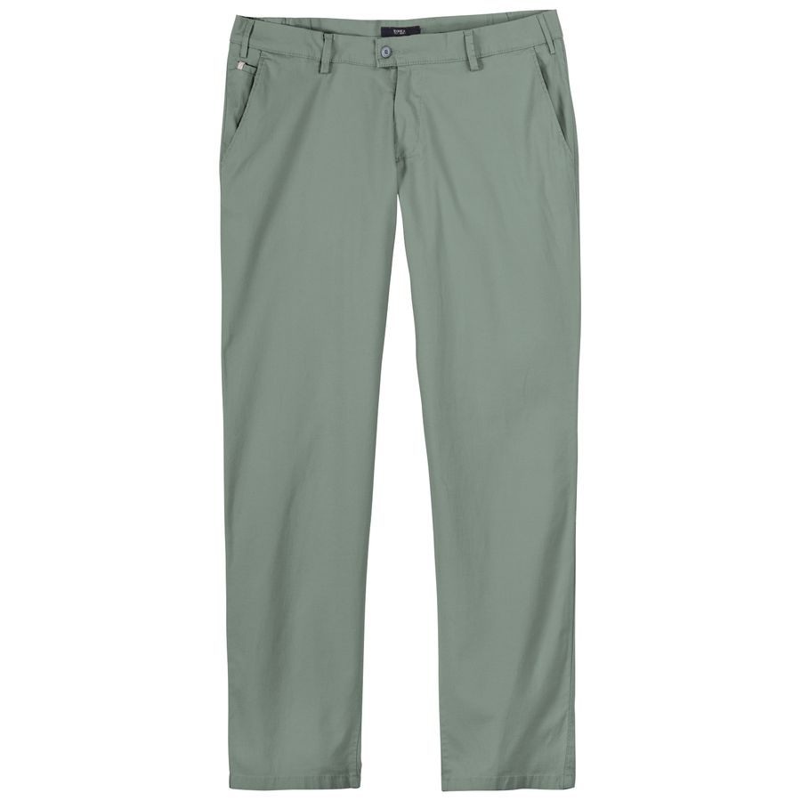 Eurex Stretch Chino Thilo salbeigrün Struktur XXL