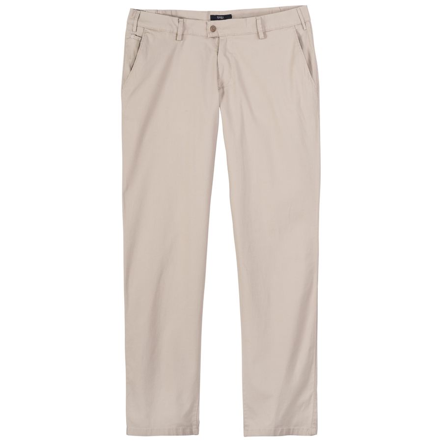 Eurex Stretch Chino Thilo beige strukturiert XXL