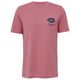 s.Oliver XXL T-Shirt dunkelrosa Logo-Brustprint