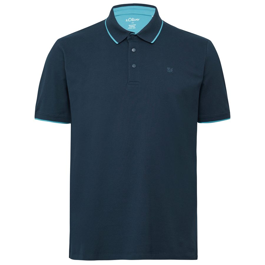 s.Oliver Stretch-Poloshirt modisch dunkelblau XXL