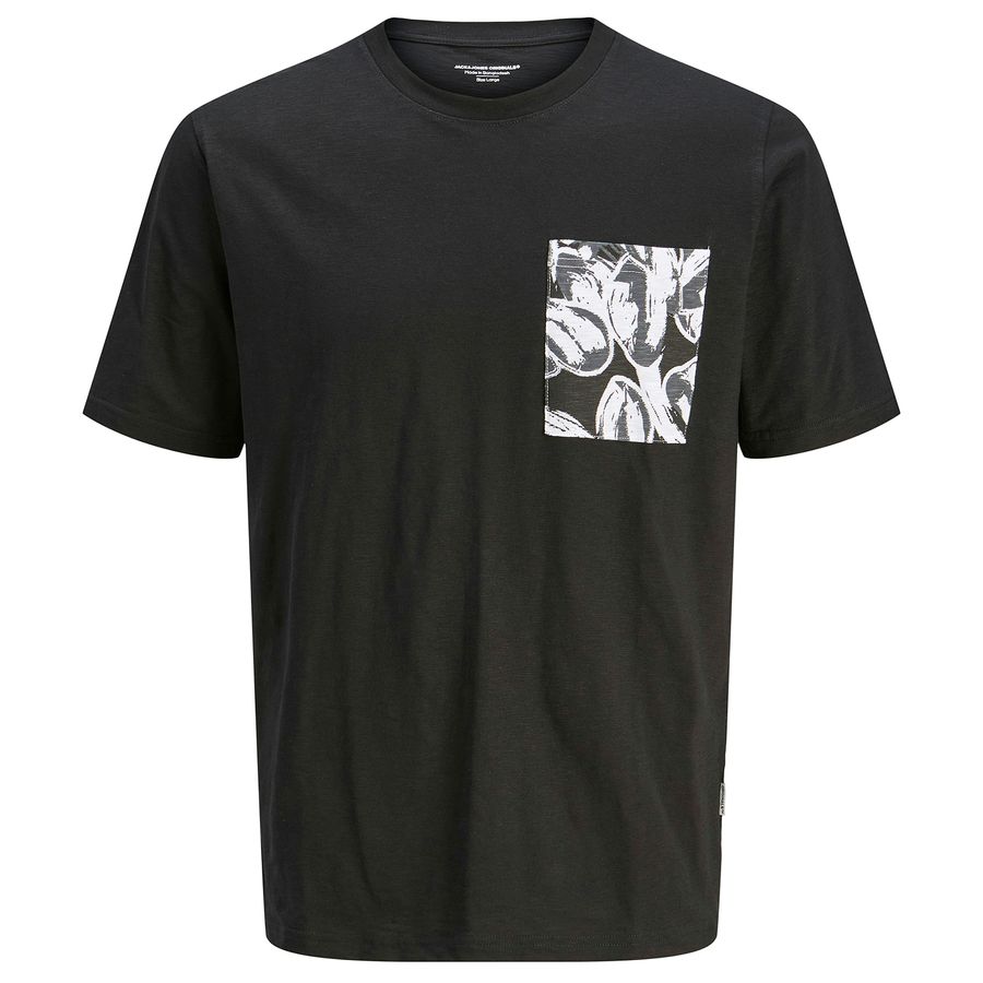 Jack&Jones T-Shirt XXL schwarz Brusttasche JORSPLIT