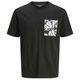 Jack&Jones T-Shirt XXL schwarz Brusttasche JORSPLIT
