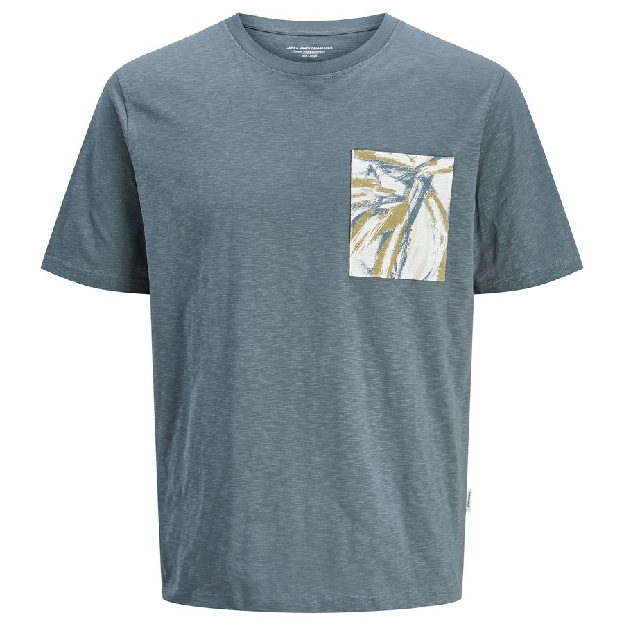 Jack&Jones T-Shirt XXL blaugrau Brusttasche JORSPLIT