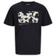Jack&Jones XXL T-Shirt schwarz Floralprint JJJEFF