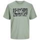 Jack&Jones XXL T-Shirt salbeigrün Floralprint JJJEFF